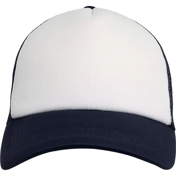 5 Panel Unstructured Mesh Back Trucker Cap