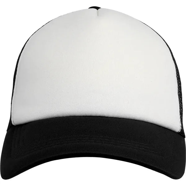 5 Panel Unstructured Mesh Back Trucker Cap