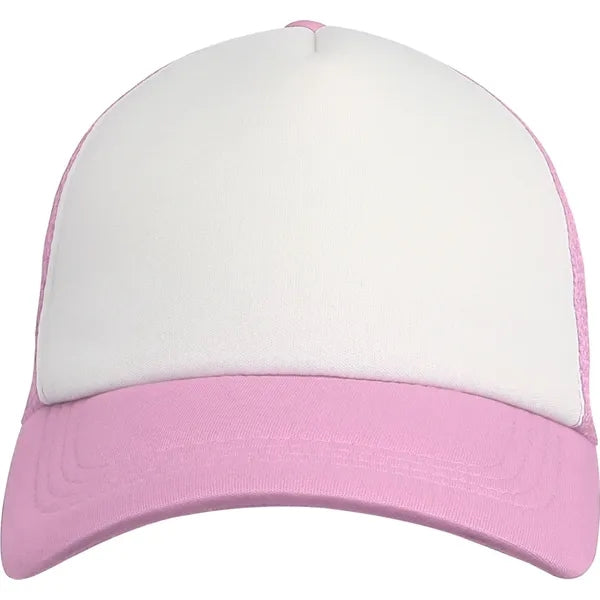5 Panel Unstructured Mesh Back Trucker Cap