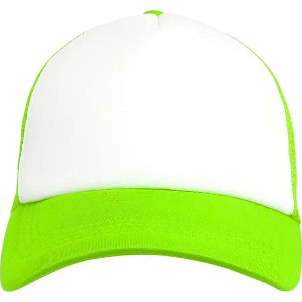 5 Panel Unstructured Mesh Back Trucker Cap