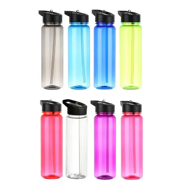 25oz. Sports Water Bottle with Drinking Straw