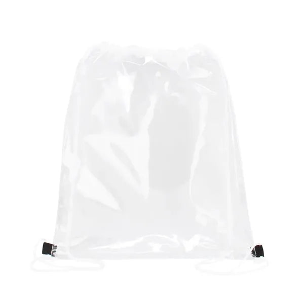 Clear PVC Drawstring Backpack