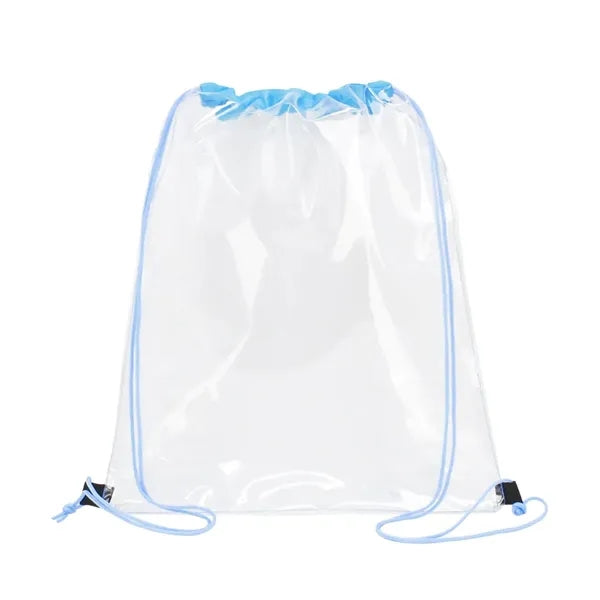 Clear PVC Drawstring Backpack