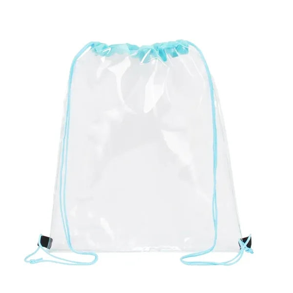 Clear PVC Drawstring Backpack