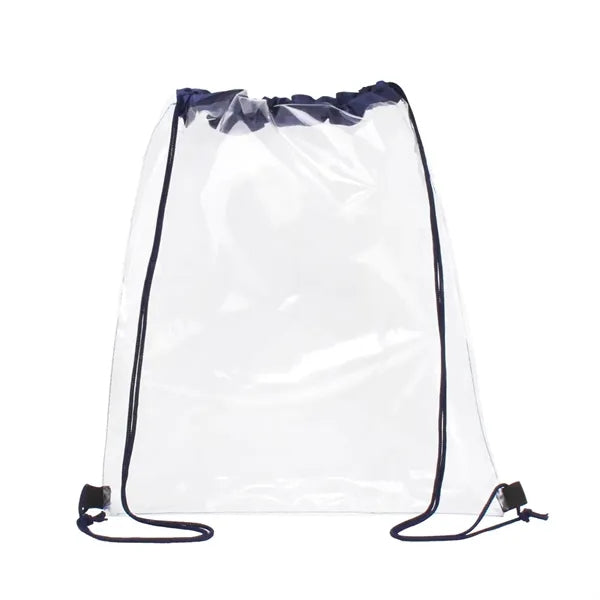 Clear PVC Drawstring Backpack