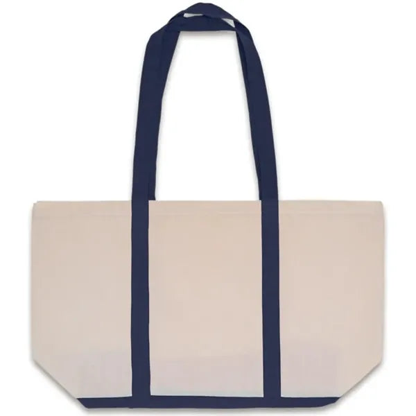 Two Tone Cotton Canvas Tote Bags