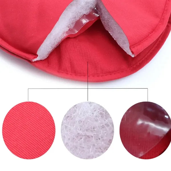 Round Insulated Bread Pouch Bag for Food Storage