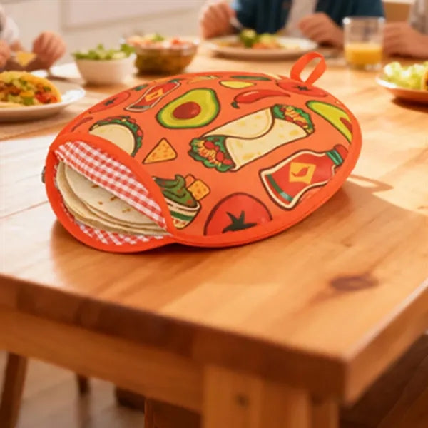 Round Insulated Bread Pouch Bag for Food Storage