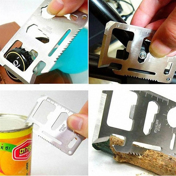 11 in 1 Multipurpose Silver Beer Bottle Opener