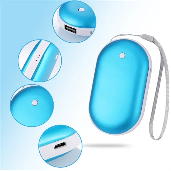 Rechargeable Hand Warmer and Power Bank Combo