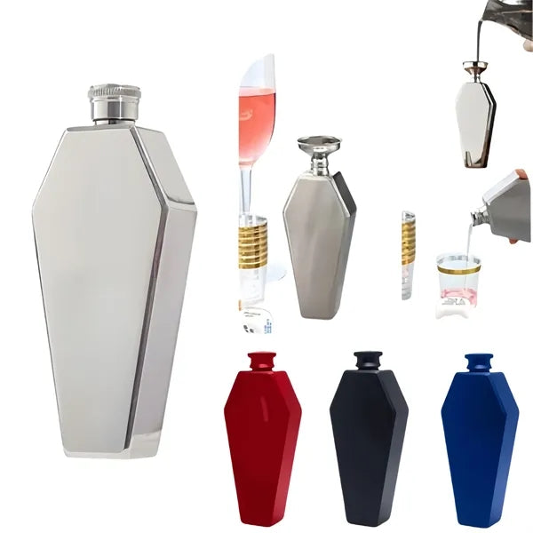 3.5oz stainless steel portable wine jug