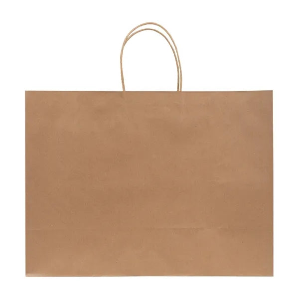 J- Fold Natural Kraft Shopping Bag