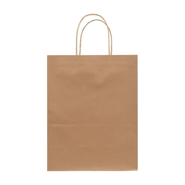 J- Fold Natural Kraft Shopping Bag