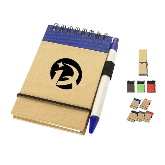 Eco Spiral Notebook with Matching Recycled Pen