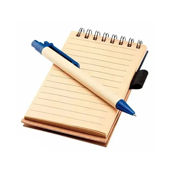 Eco Spiral Notebook with Matching Recycled Pen