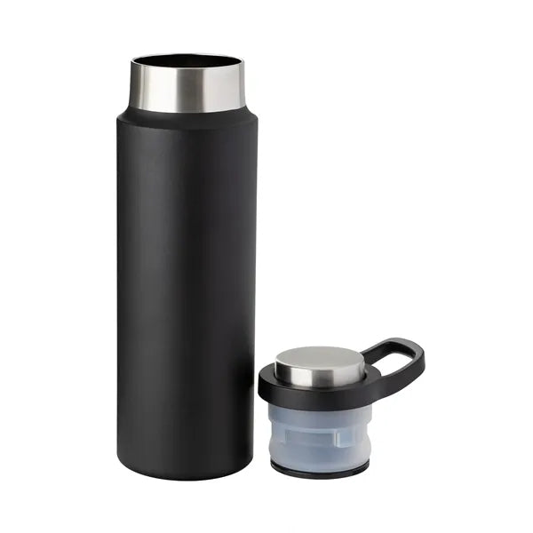 Harriton 22 oz Vacuum Insulated Water Bottle With Push-Lo...