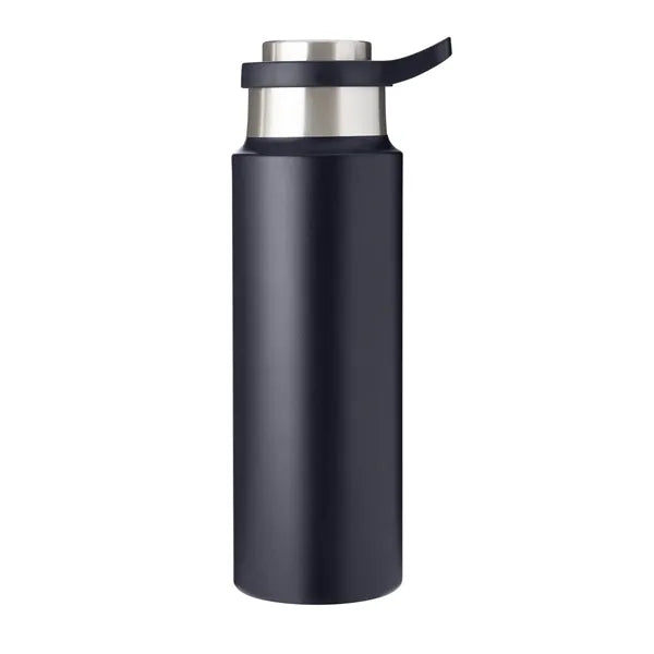 Harriton 22 oz Vacuum Insulated Water Bottle With Push-Lo...