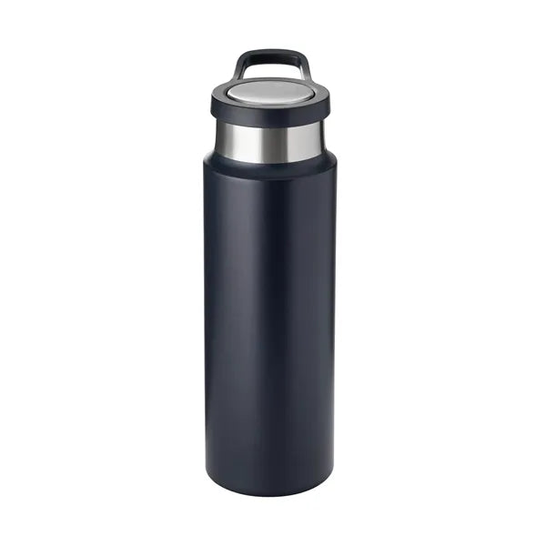 Harriton 22 oz Vacuum Insulated Water Bottle With Push-Lo...