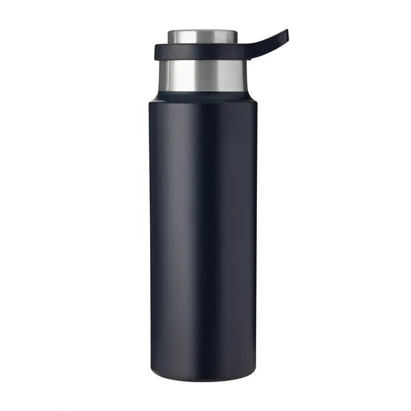 Harriton 22 oz Vacuum Insulated Water Bottle With Push-Lo...
