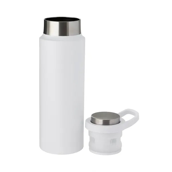 Harriton 22 oz Vacuum Insulated Water Bottle With Push-Lo...