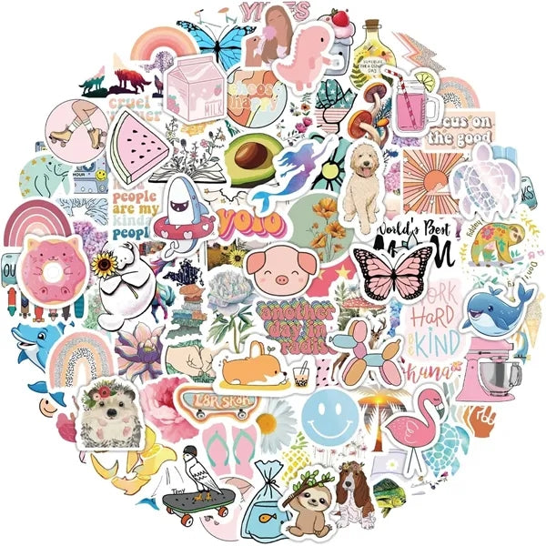 Water Bottle Stickers for Kids,Waterproof