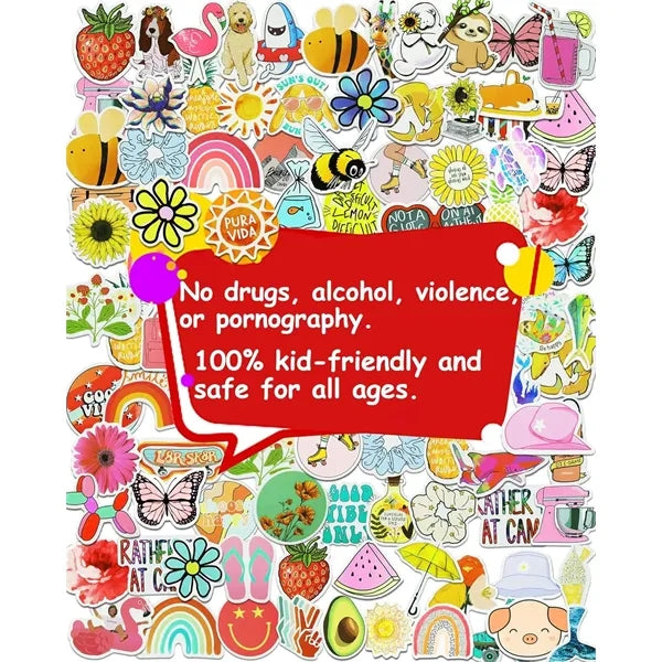 Water Bottle Stickers for Kids,Waterproof
