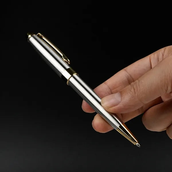 Metal Twist Pen For Smooth Writing In Office Tasks