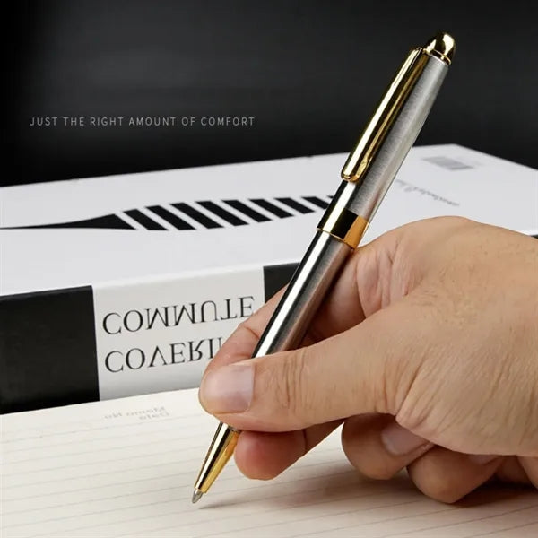 Metal Twist Pen For Smooth Writing In Office Tasks