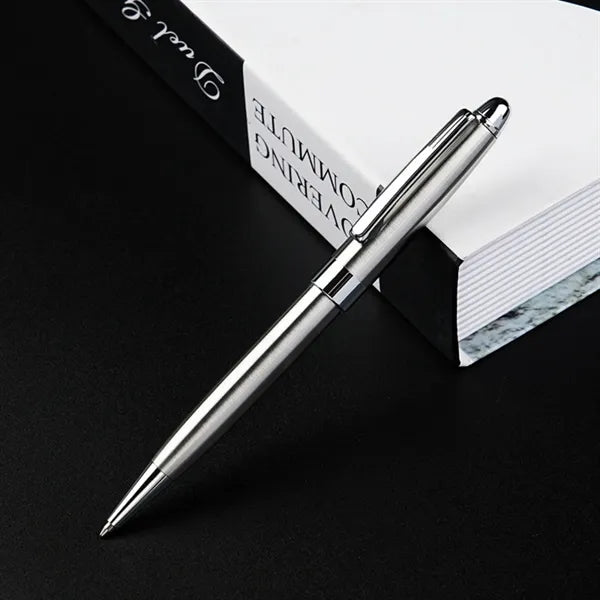 Metal Twist Pen For Smooth Writing In Office Tasks