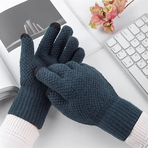 Warm Acrylic Touchscreen Winter Gloves