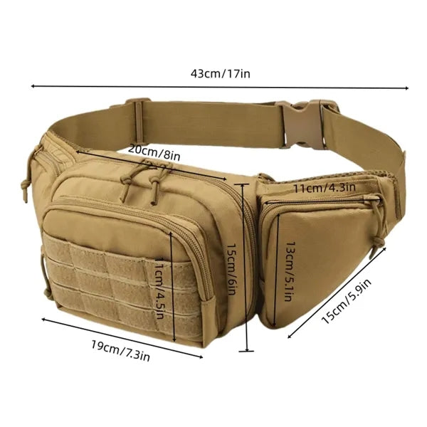 Rugged Tactical Outdoor Gear Waist Pack UtilityBag