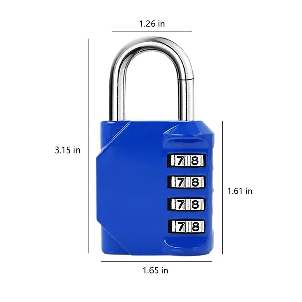 Portable Alloy Combination Lock