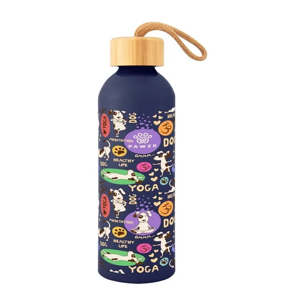 25 Oz. Full Color Blaire Recycled Aluminum Bottle With Ba...
