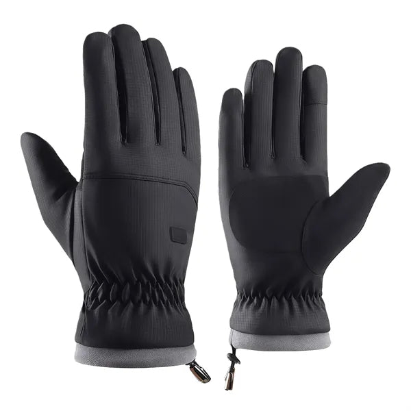 Waterproof Leather Winter Ski Gloves