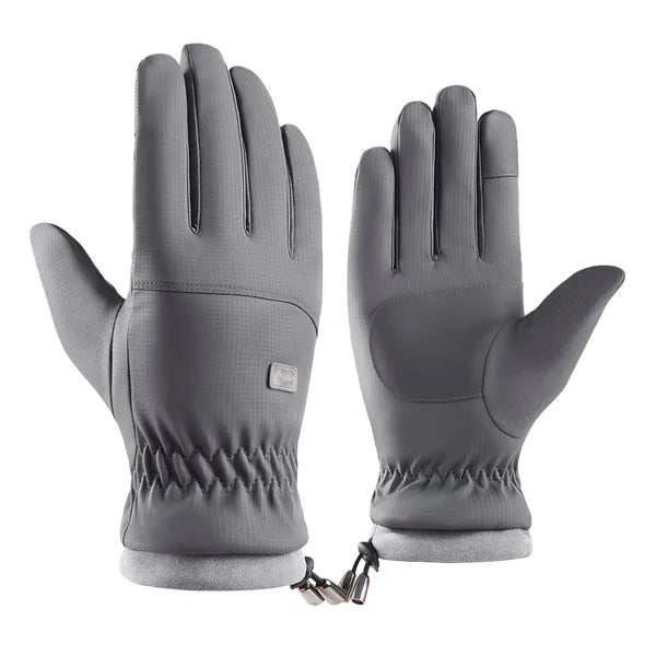 Waterproof Leather Winter Ski Gloves