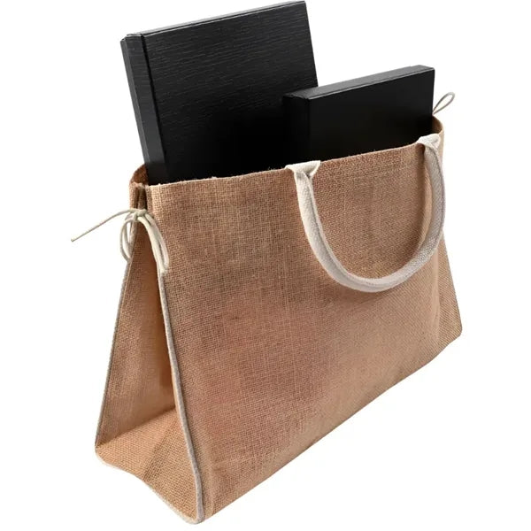 Natural Burlap Jute Tote Bags