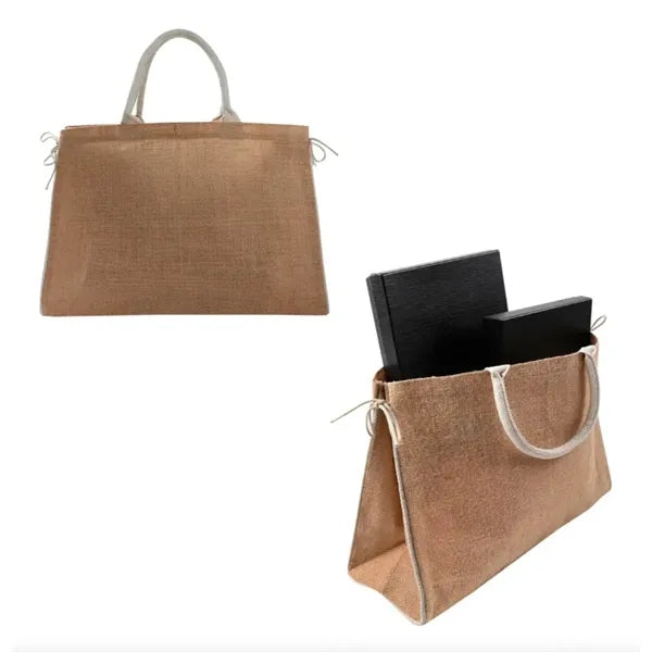 Natural Burlap Jute Tote Bags