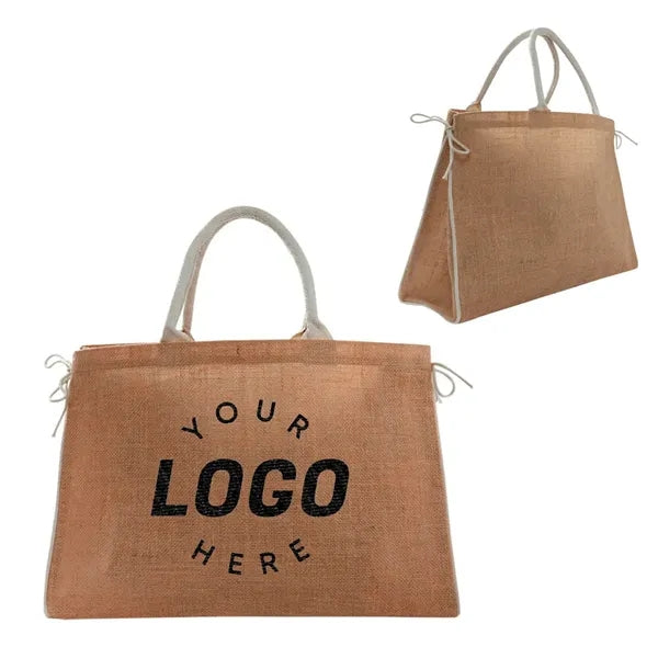 Natural Burlap Jute Tote Bags