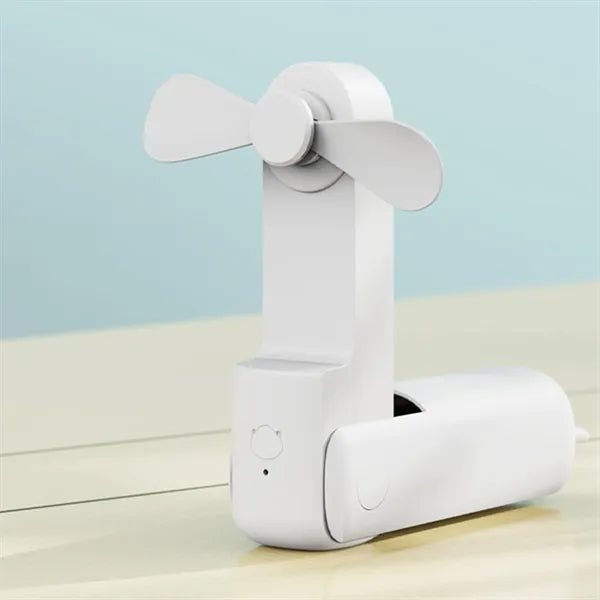 Handheld Charging Fan Foldable Type C USB Emergency Power