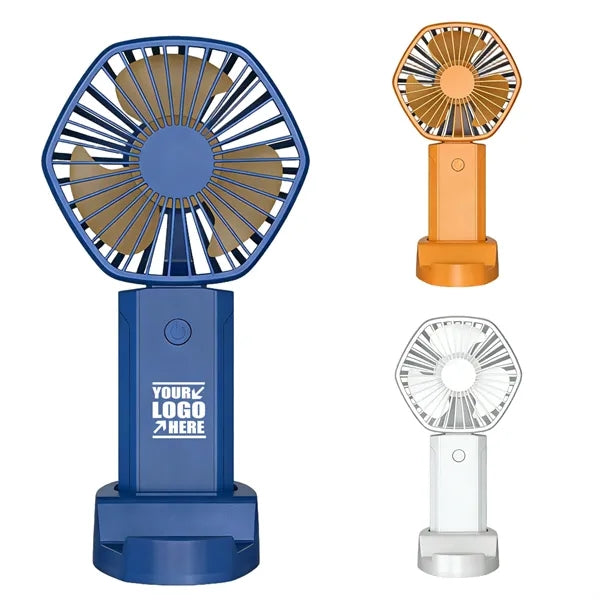 Portable Fan Quiet USB Rechargeable Removable Stand