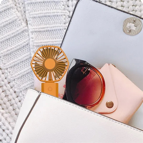 Portable Fan Quiet USB Rechargeable Removable Stand