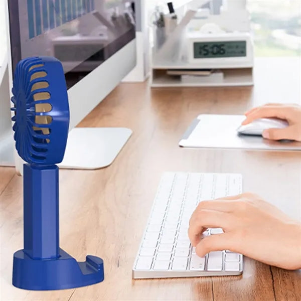 Portable Fan Quiet USB Rechargeable Removable Stand