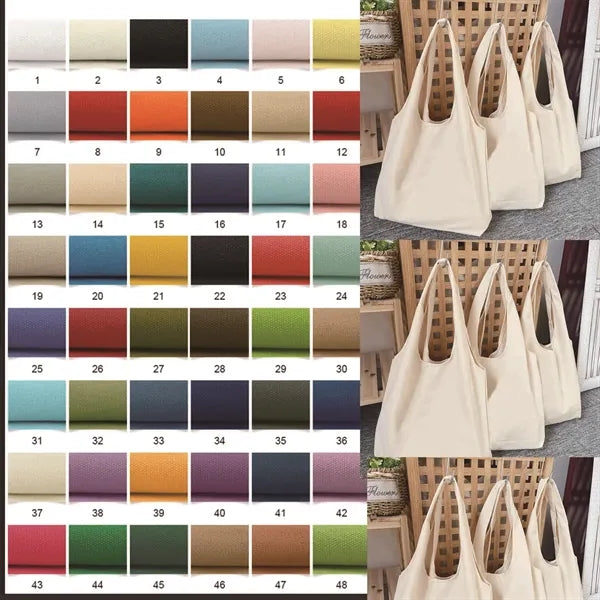 12oz Vest Sling Foldable Cotton Canvas Tote Bag