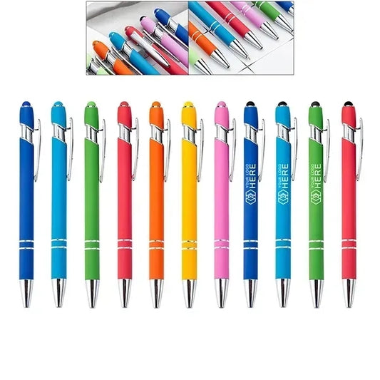 Engraved Alpha Soft Stylus Touch Pen
