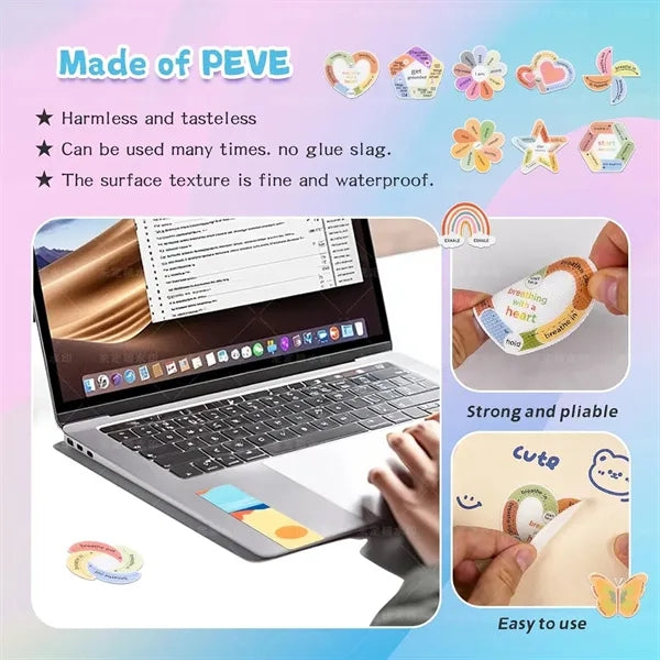 Sensory Stickers Kids Tactile Play Adhesive Decals