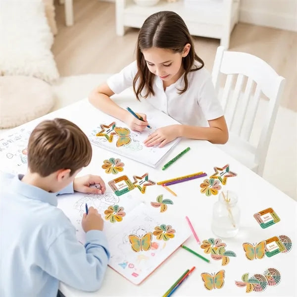 Sensory Stickers Kids Tactile Play Adhesive Decals
