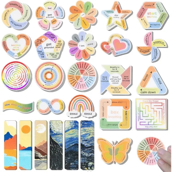 Sensory Stickers Kids Tactile Play Adhesive Decals