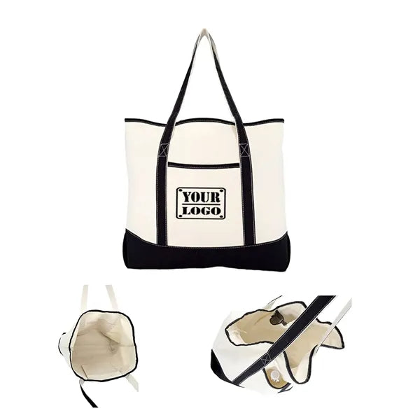 Pure Cotton Canvas Handbag
