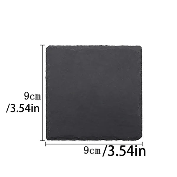 Square Natural Slate Coaster