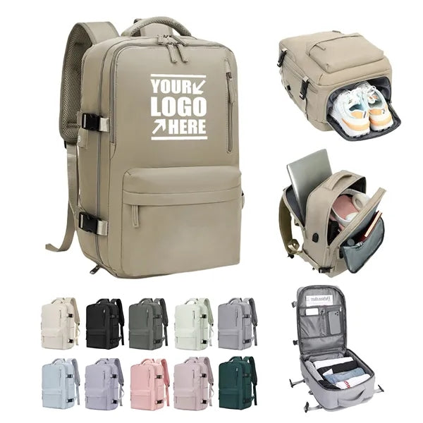 Waterproof convertible travel backpack laptop shoe wet bag